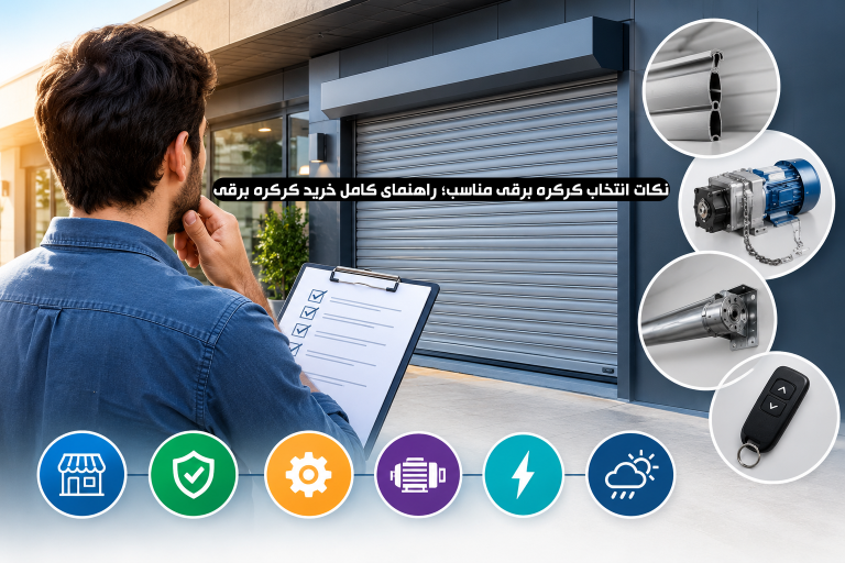 نکات انتخاب کرکره برقی مناسب